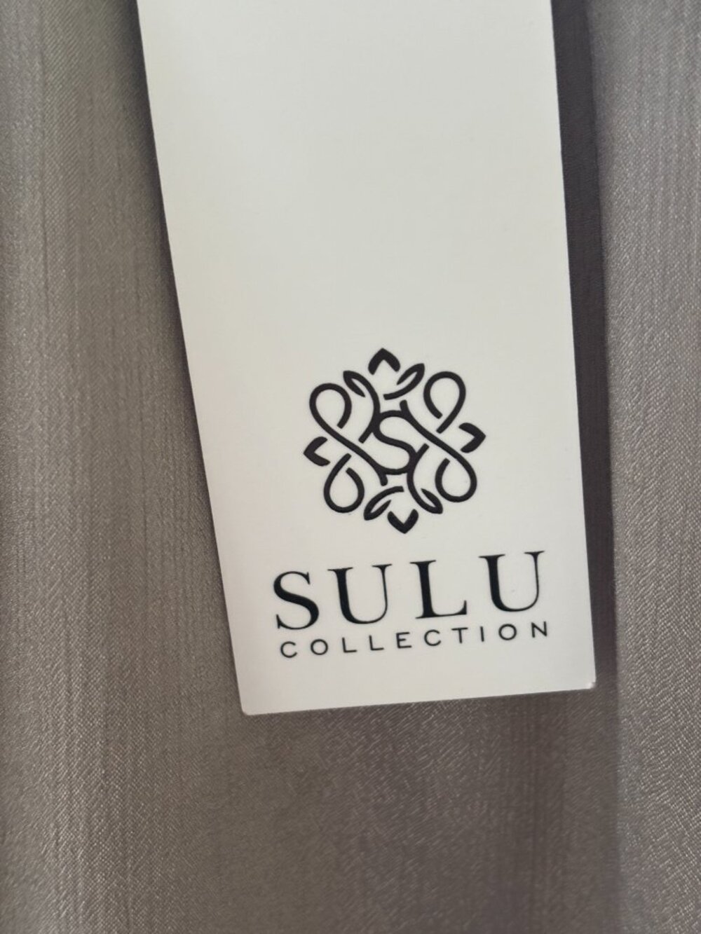 Grids by Sulu Collection Taupe Beaded Tunic Dress | Size 10 | NWT - Picture 6 of 9